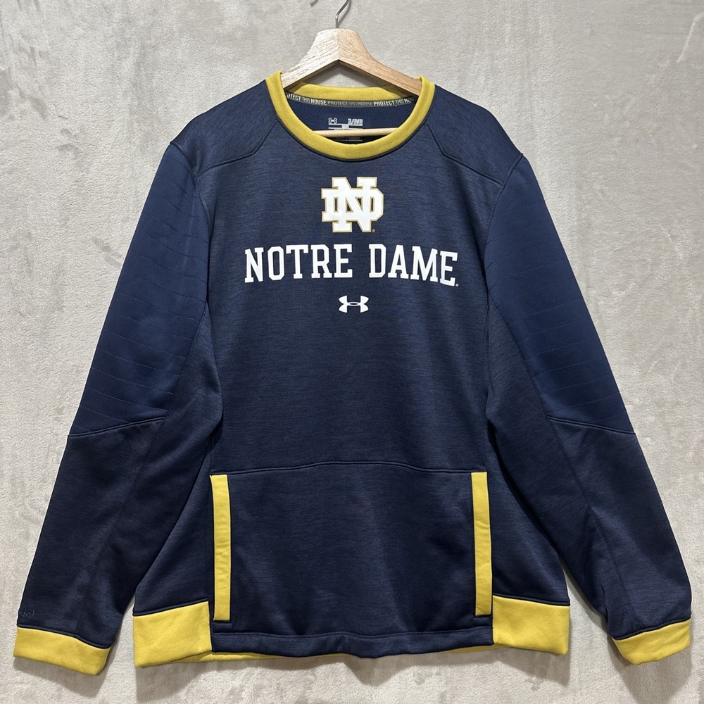 Under Armour Notre Dame Fighting Irish Performance Sweatshirt Size XL